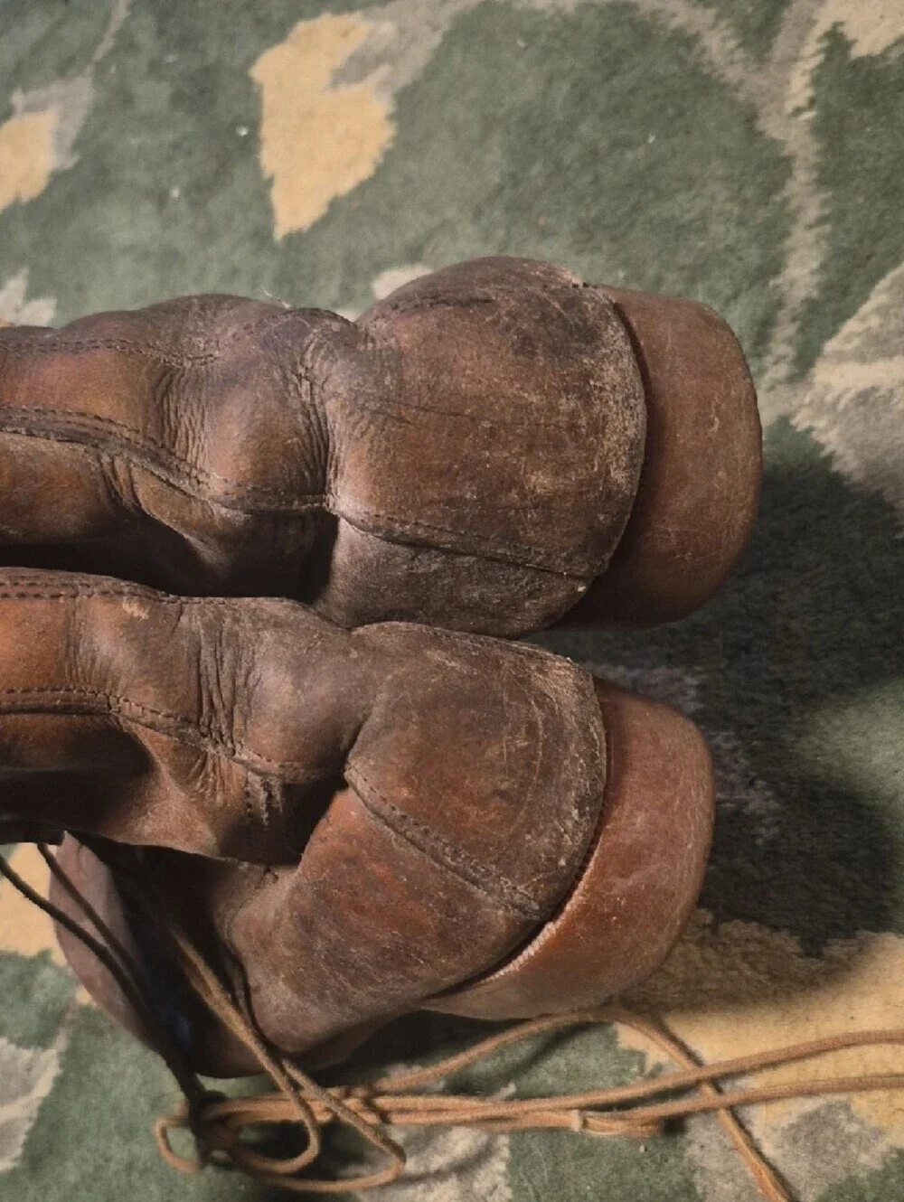 Men's Rustic Brown Leather Ankle Boots